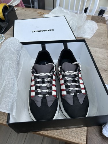 Dsquared2 big logo trainers - big,