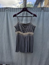 Next Grey Silk Viscose Jersey