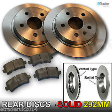 REAR BRAKE DISCS & PADS SOLID