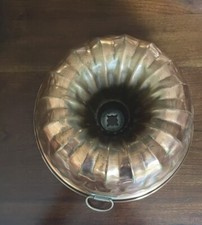 Vintage  Solid Copper Bundt Cake Mold