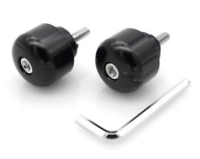 BLACK BAR ENDS TO FIT HONDA CBR600 900 1000 VTR BAR END WEIGHTS PAIR MOTORCYCLE