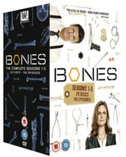 Bones: Seasons 1-5 DVD (2010) David Boreanaz cert 15 FREE Shipping, Save £s