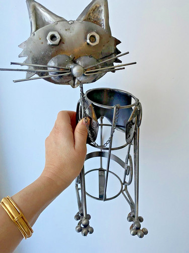 Cat wine bottle holder - cat,