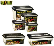 EXO TERRA FAUNARIUM PLASTIC TERRARIUM REPTILE SNAKE INSECT SPIDER HABITAT TANK