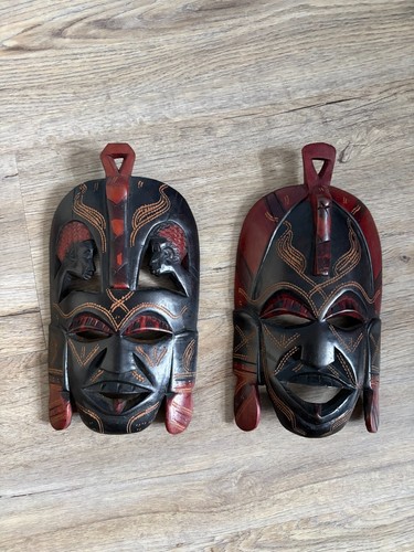 Masai warrior wood carving - warrior,