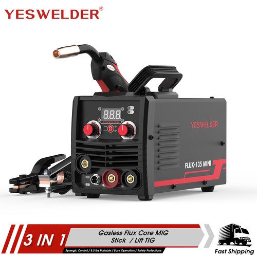 135amp mig welder - welder,110v, flux