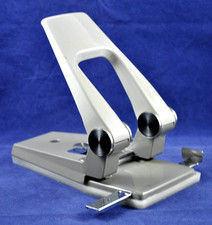 Unique Retro HEAVY DUTY MYERS PERFORATOR HOLE PUNCH No: 68 GREY Made in ENGLAND