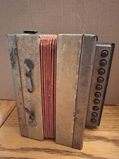 Antique small button accordion
