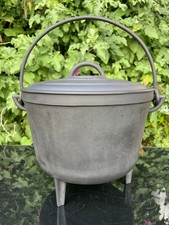 Vintage French Le Capucin Cast Iron Gypsy Cooking Pot Cauldron Marmite 10L 9KG