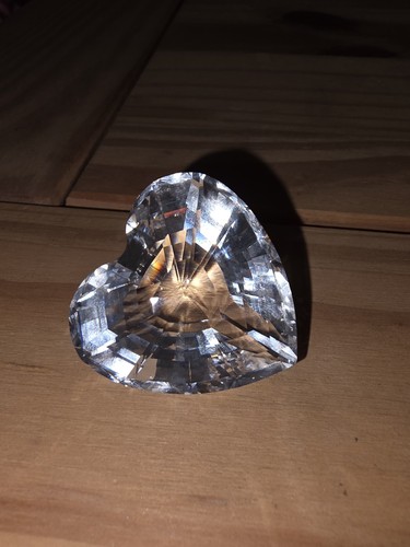 Swarovski crystal clear - crystal, heart