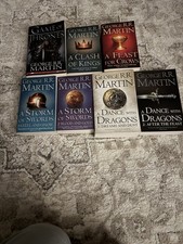 Game Of Thrones George R R Martin Books Complete Set 1-7 A Song Of Ice & Fire