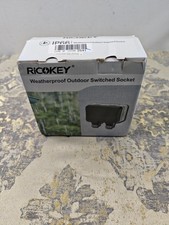 Double Outdoor Socket Waterproof Outside Plug Socket Weatherproof IP66 Wall Elec