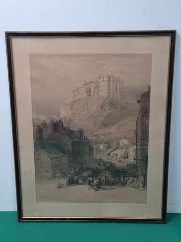 Vintage edinburgh castle - vintage,