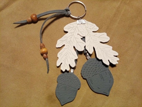 Handmade real leather oak