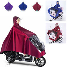 Water Proof Universal Hooded Coat Poncho Rain Cover Cape for Mobility Scooter UK