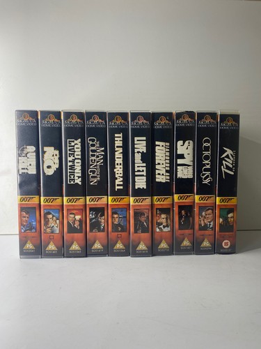 James bond 007 - bond, vhs