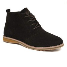 Mens Leather Desert Boots