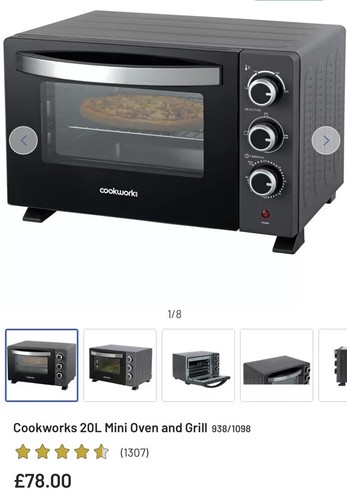 Cookworks mini oven - mini,