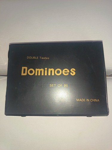 Double twelve dominoes set - twelve,