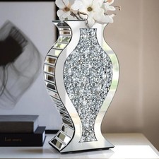 Crushed Diamond Mirror Vase