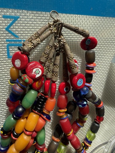 Colorful glass beaded - colorful,
