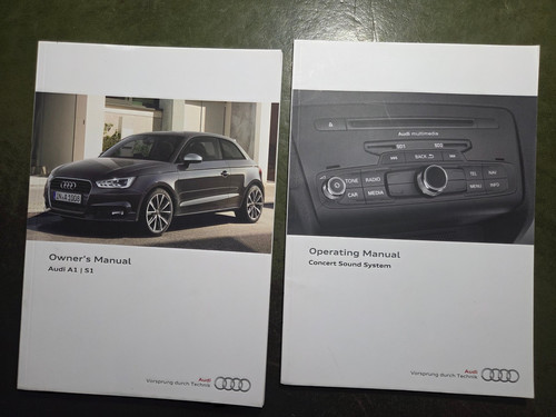 Audi owners manual - s1,