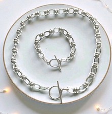 Silver T Bar Belcher Toggle