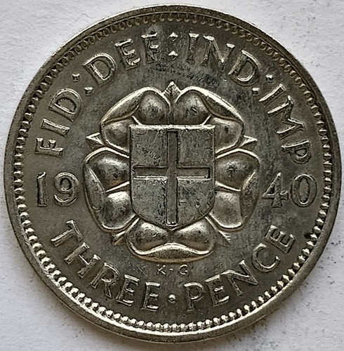 1940 george threepence - george,
