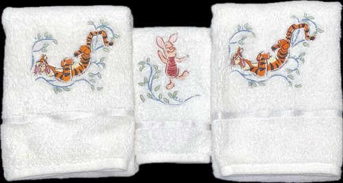 Three piece embroidered set - three,