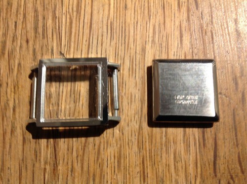 Vintage watch case - watch, silver