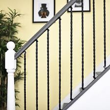 Plain Twist Black Iron Stair