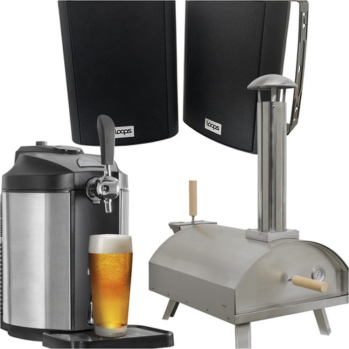 Outdoor party set wood fired - party,
