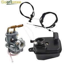 Carburetor Air Filter & Throttle Choke Cable Carb Fits For Yamaha Y ZINGER PW 50