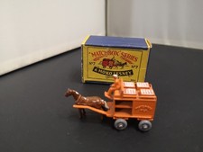 B712-MATCHBOX LESNEY No7A HORSE DRAWN MILK FLOAT WITH BOX