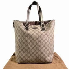 Gucci GG Supreme Tote Handbag, 189896 486628 | Beige | Size:W:28cmxH:31cmxD:14cm