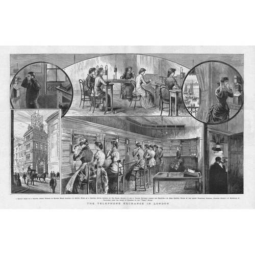 The telephone exchange - exchange, in