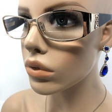 Specsavers Hazel Glasses Frames Gold Full Rim Eyeglasses Spectacles Frame Only