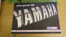 1988 YAMAHA PURE SPORTS RANGE BROCHURE XT600 XT600ZE XV1000 FZ600 RD350F