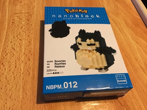 2019 pokemon nanoblock snorlax - nanoblock,