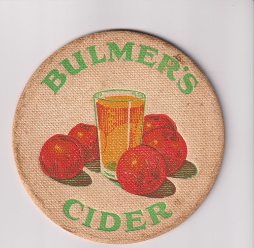 Pre war bulmers - cider, beermat