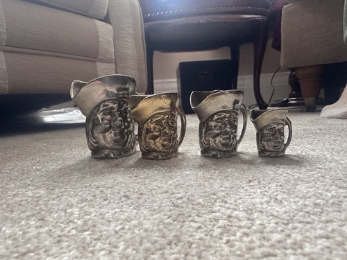 Toby jugs vintage metal brass - toby,