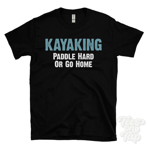 Kayaking paddle hard - paddle, go