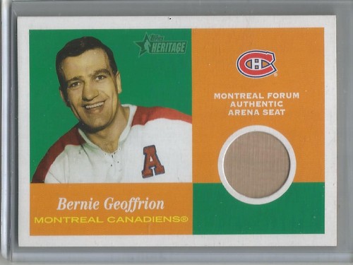Bernie geoffrion 2001 - 2001/02, topps