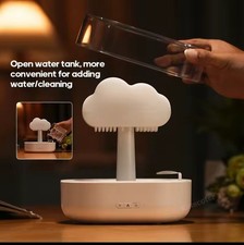 Kinscoter Rain Cloud Humidifier Aroma Diffuser 7-Color Night Light 200ml