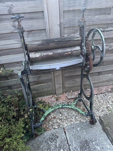 Antique cast iron mangle - antique,