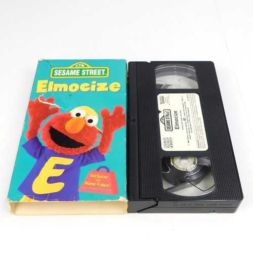 Sesame street elmocize vhs - sesame,