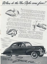 Magazine Ad - 1940 - Lincoln