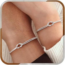 J.Fée 2Pcs Love Knot Couples