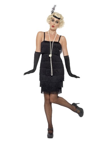 Flapper costume black - flapper,