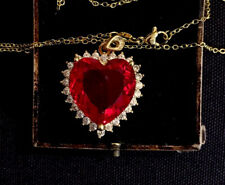 Vintage Style Red Gemstone And